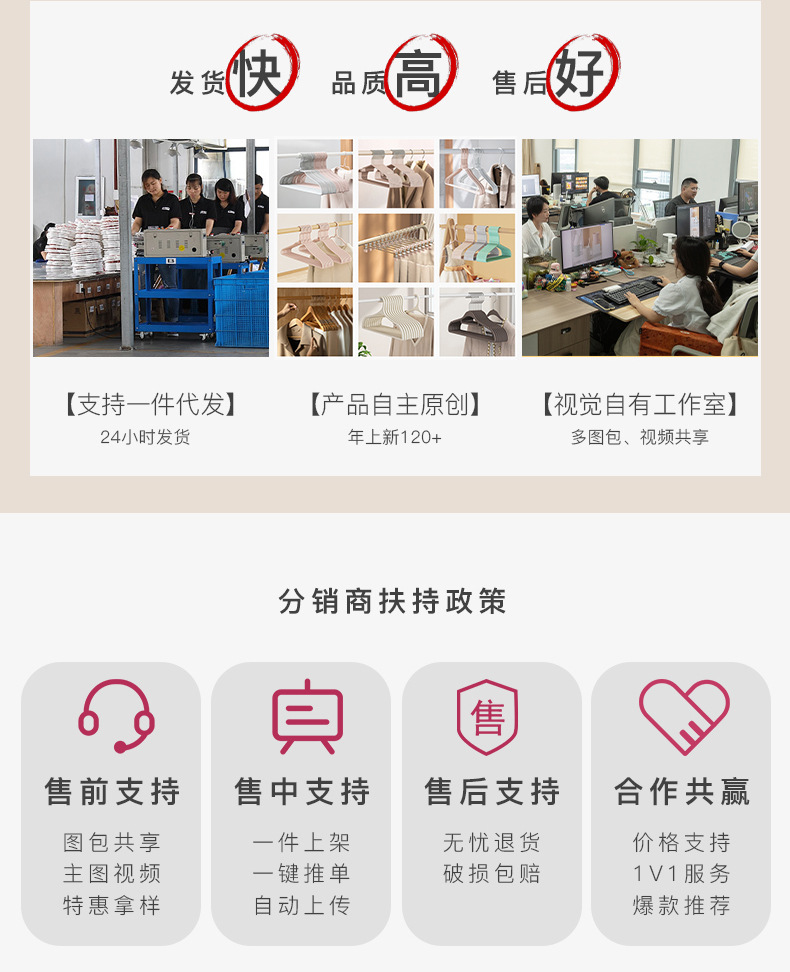 顺艺新款麂芙绒家用挂衣无痕绒感防滑防肩角挂衣晒衣收纳成人衣架详情2