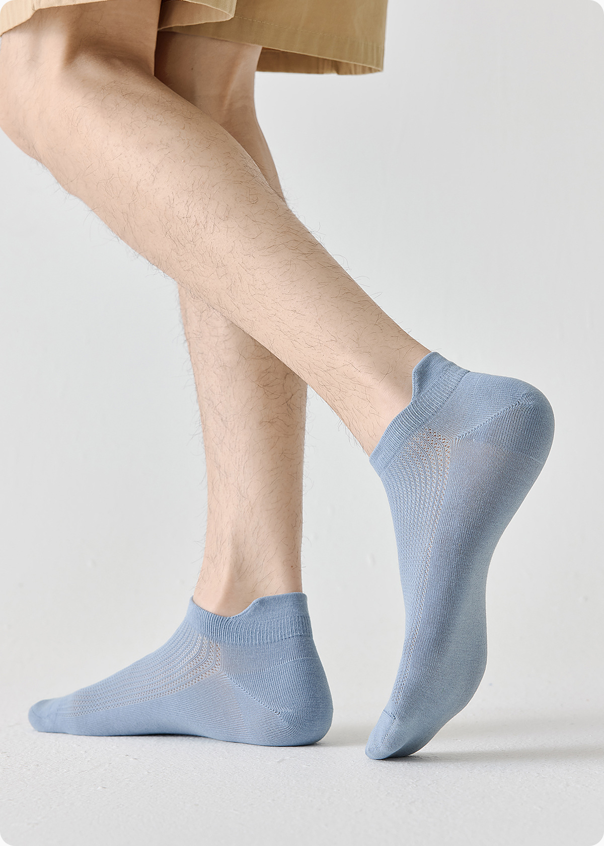 男士船袜纯棉春夏薄款网眼透气吸汗防臭短袜休闲运动全棉不掉跟详情18