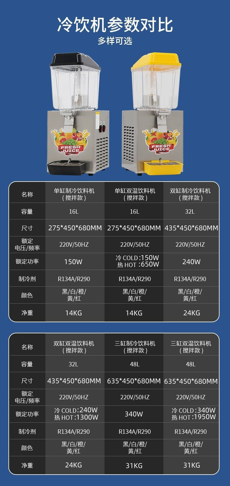 Cross-border foreign trade exclusive commercial cold and hot drink machines, milk tea shop juice machines, buffet beverage machines factory direct sales pic 9