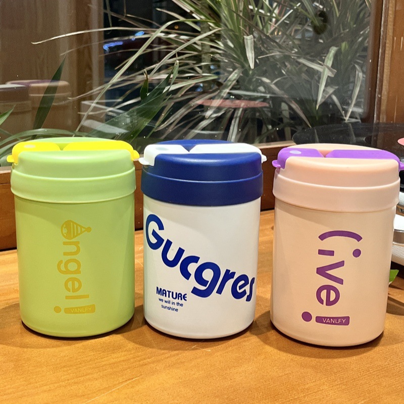 New 304 stainless steel ton-ton cup, outdoor portable double-drinking straw cup, double-layer vacuum, high appearance level insulated cup pic 12