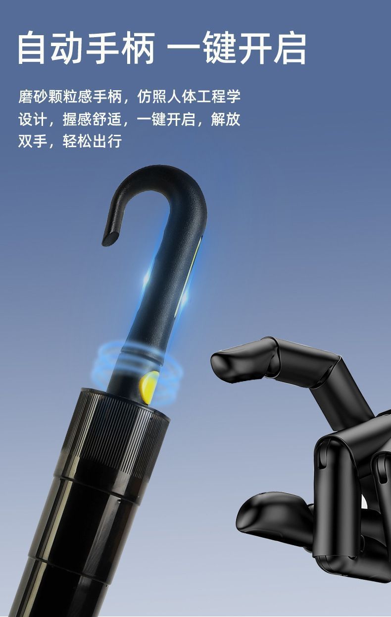 685 waterproof case golf straight-bar umbrella, double large business long-handled umbrella, custom-made bestseller, wholesale in stock pic 32