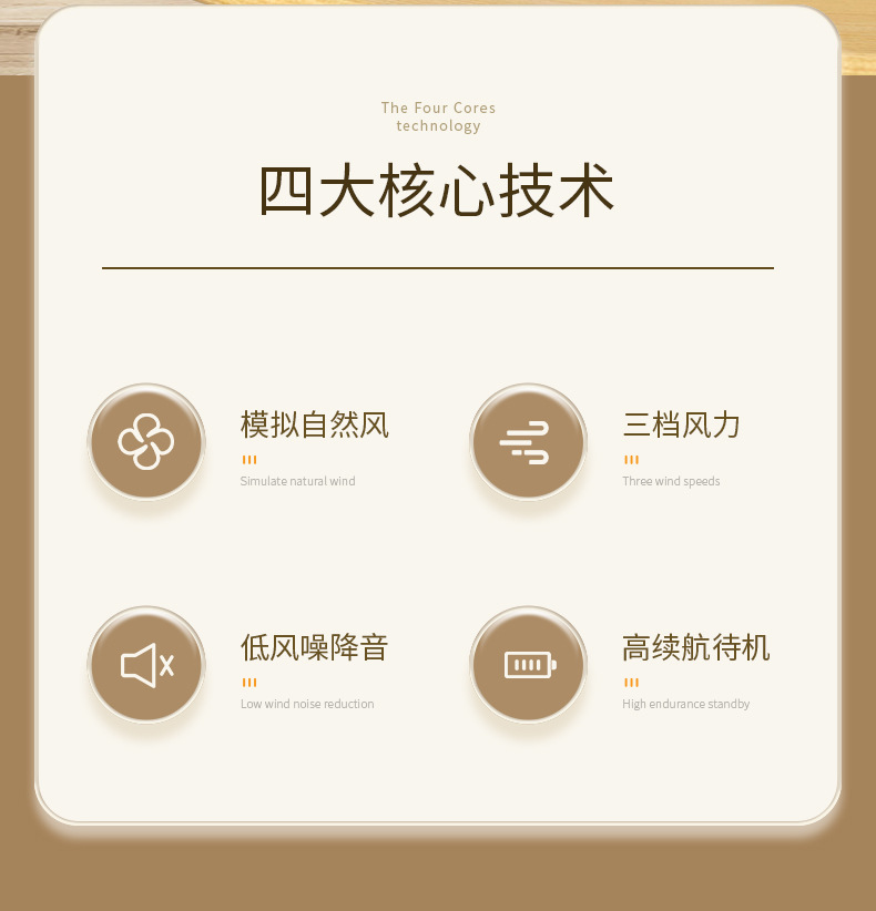 New desktop usb retractable fan, portable desktop fan, charging office outdoor small fan, home ceiling fan pic 2