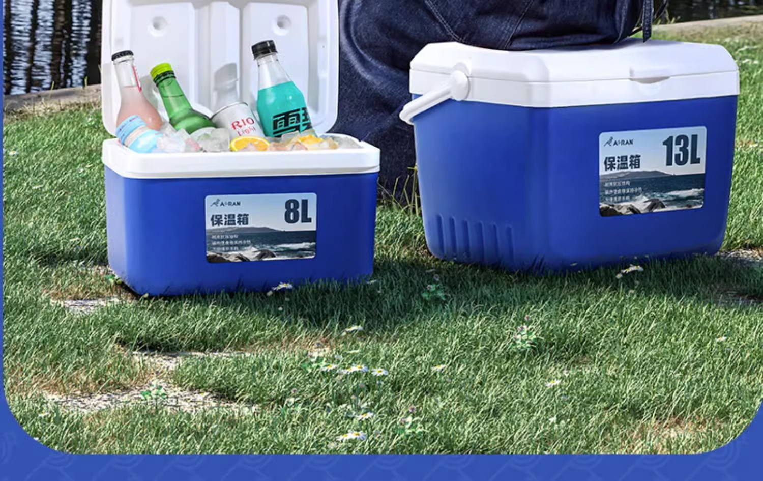 Yan selection venta al por mayor caja térmica caja frigorífica hogar vehículo al aire libre refrigerador para llevar portátil mantener frío mantener alimentos frescos stand pic 12