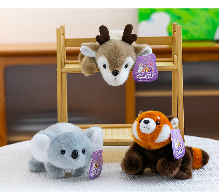 Cartoon three-pose panda palm treasure, sloth plush toy, Aries learning pair, wedding scattering, cross-border monkey wholesale pic 14