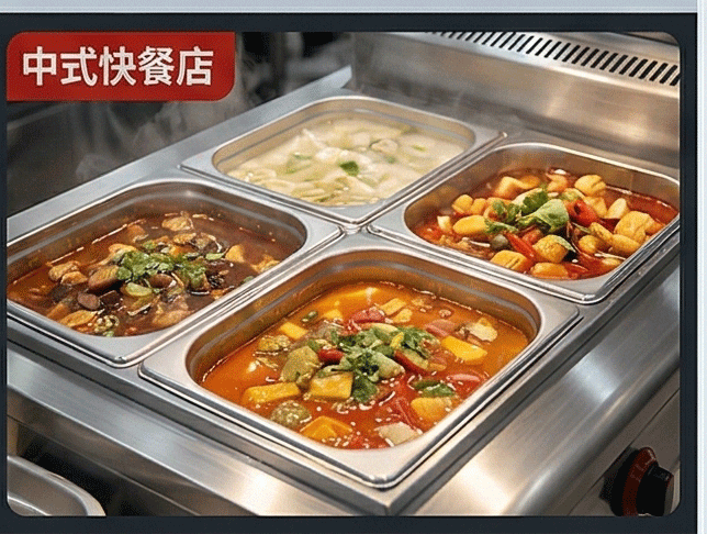 Kaiping commercial countertop electric four-basin soup pot stainless steel precise temperature control insulation equipment for street stalls, restaurants and kitchens pic 7