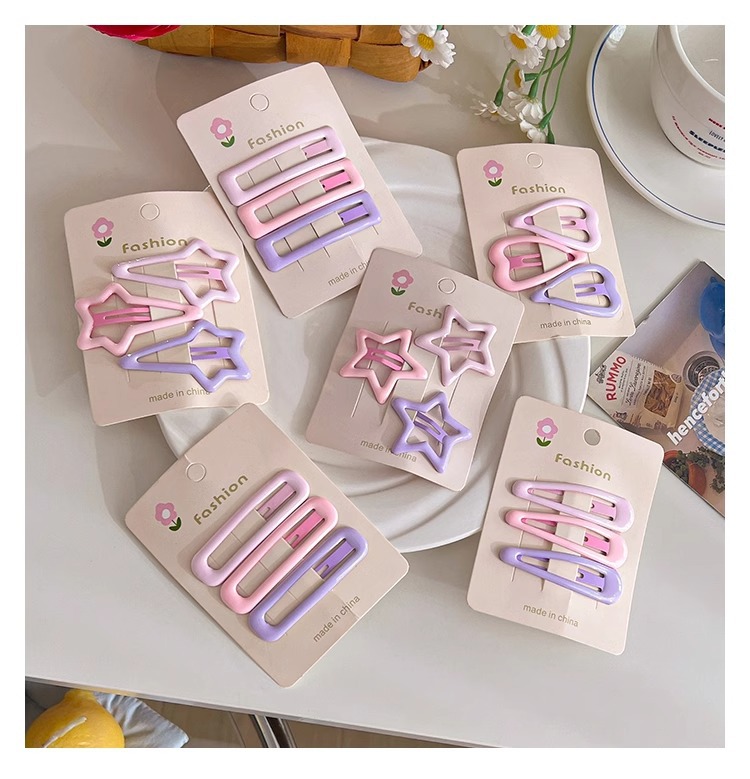 2024年新款儿童五角星星发夹 碎发BB夹子 前额侧边刘海夹 女头饰 发卡 温馨可爱设计
详情12