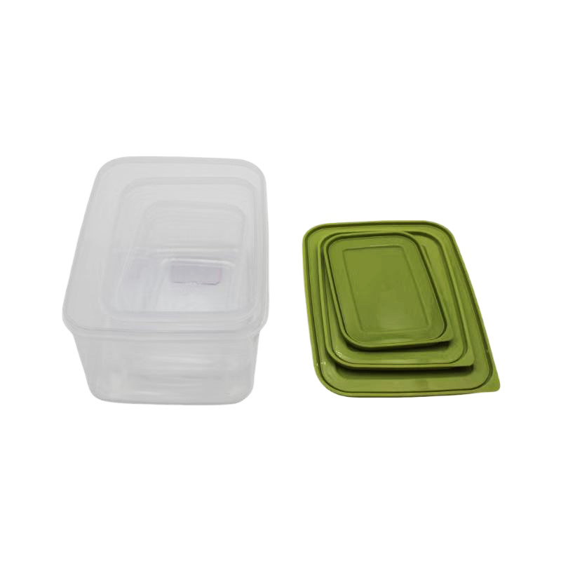 大容量保鲜盒三件套冰箱塑料食品收纳盒家用透明带盖密封果蔬盒详情5