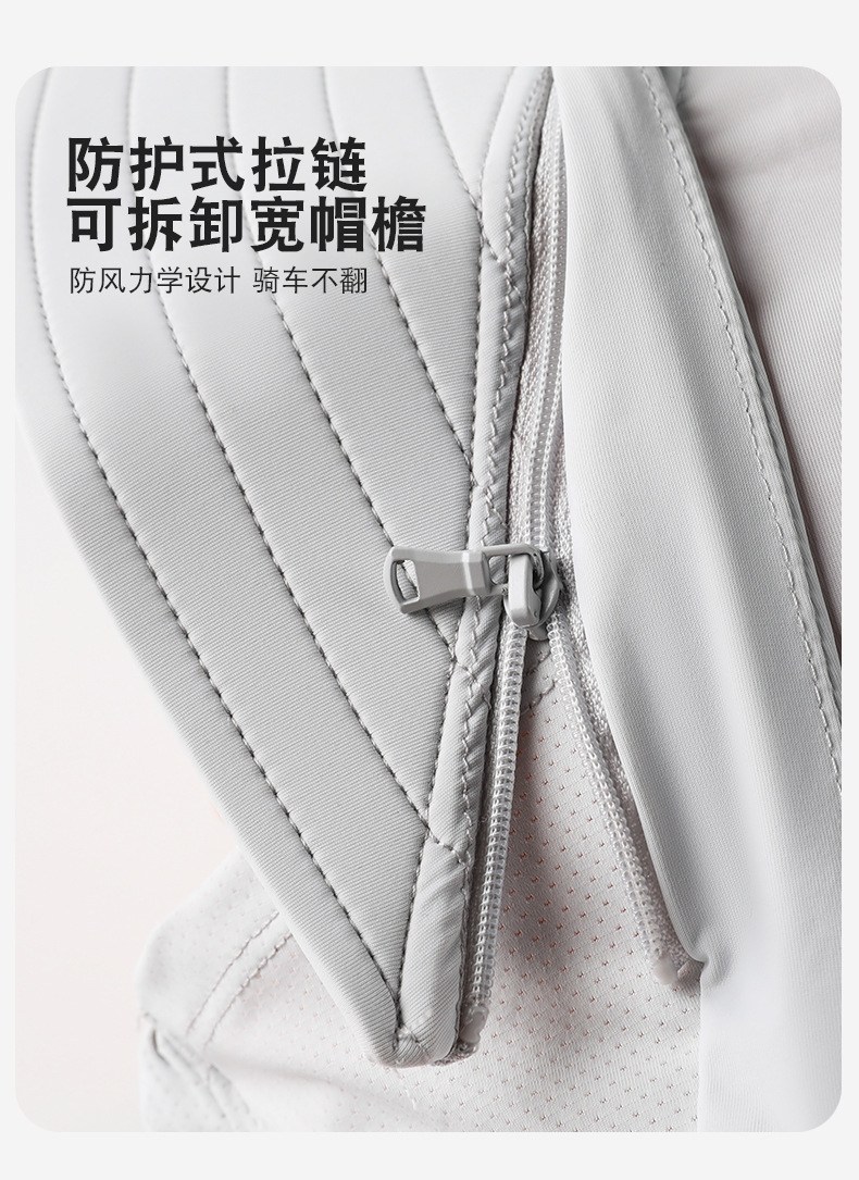 2024新款户外夏季女士防晒衣 UPF50+防紫外线 骑行开车必备 4009款薄款透气防晒服详情15