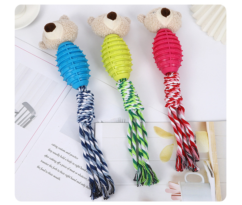 Pet toy TPR dog teething and biting toy Cute animal interaction self-entertainment and boredom dog toy wholesale pic 10