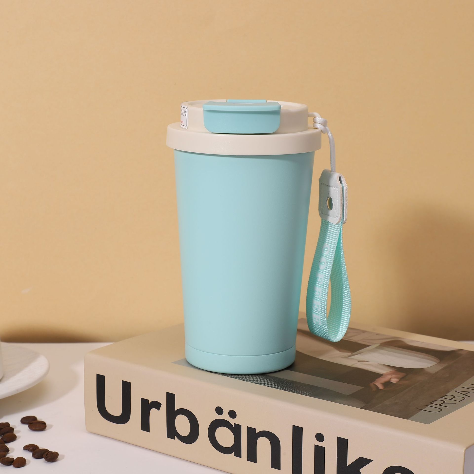 304不锈钢真空保温杯户外便携口袋杯高颜值迷你不锈钢杯子豌豆杯详情6