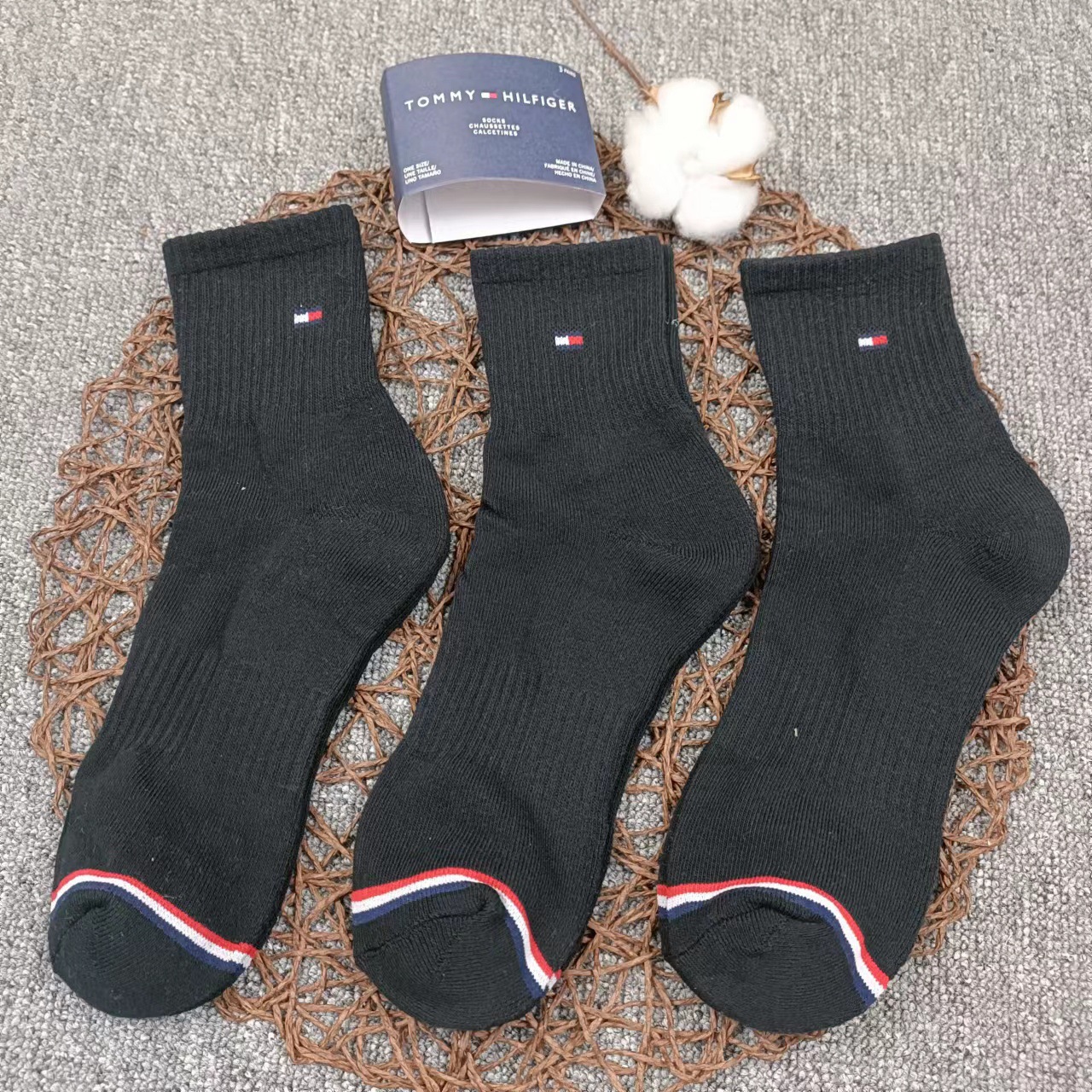 Tomyhifigr男女运动袜加厚毛巾底汤米情侣户外袜托米男女袜批发详情10