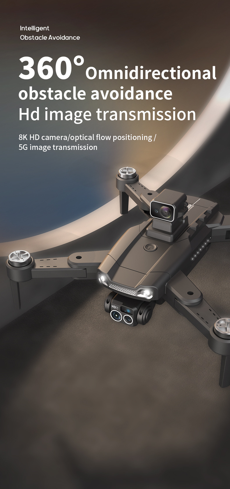 Cross-border new product J5 Drone brushless GPS positioning high-definition aerial photography obstacle avoidance four-axis remote control aircraft toy gift box pic 27