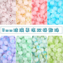 玻璃晕染洒金竹节珠古风散珠手工diy手串珠配饰琉璃仿玉珠子材料详情4