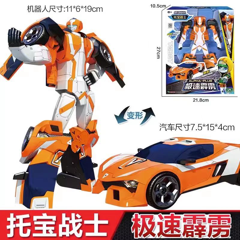 托宝战士银河侦探正义特警音速雷霆战警车变形机器人金刚汽车玩具详情8