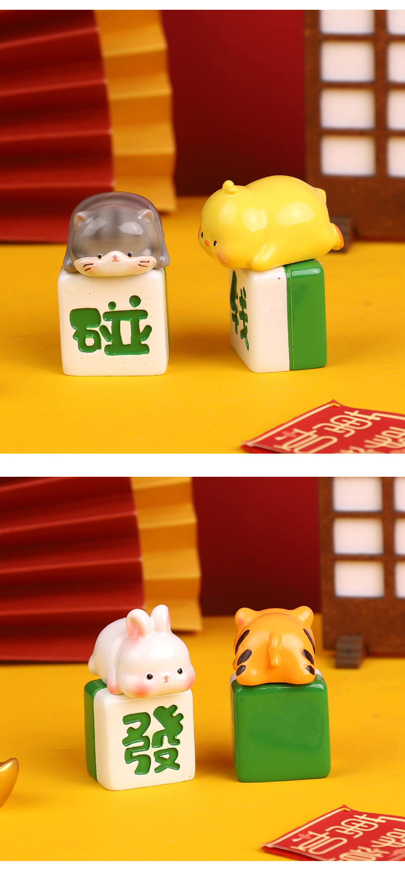 新款发财小雀神盲盒手办桌面装饰小摆件新春礼品创意潮玩公仔批发详情7