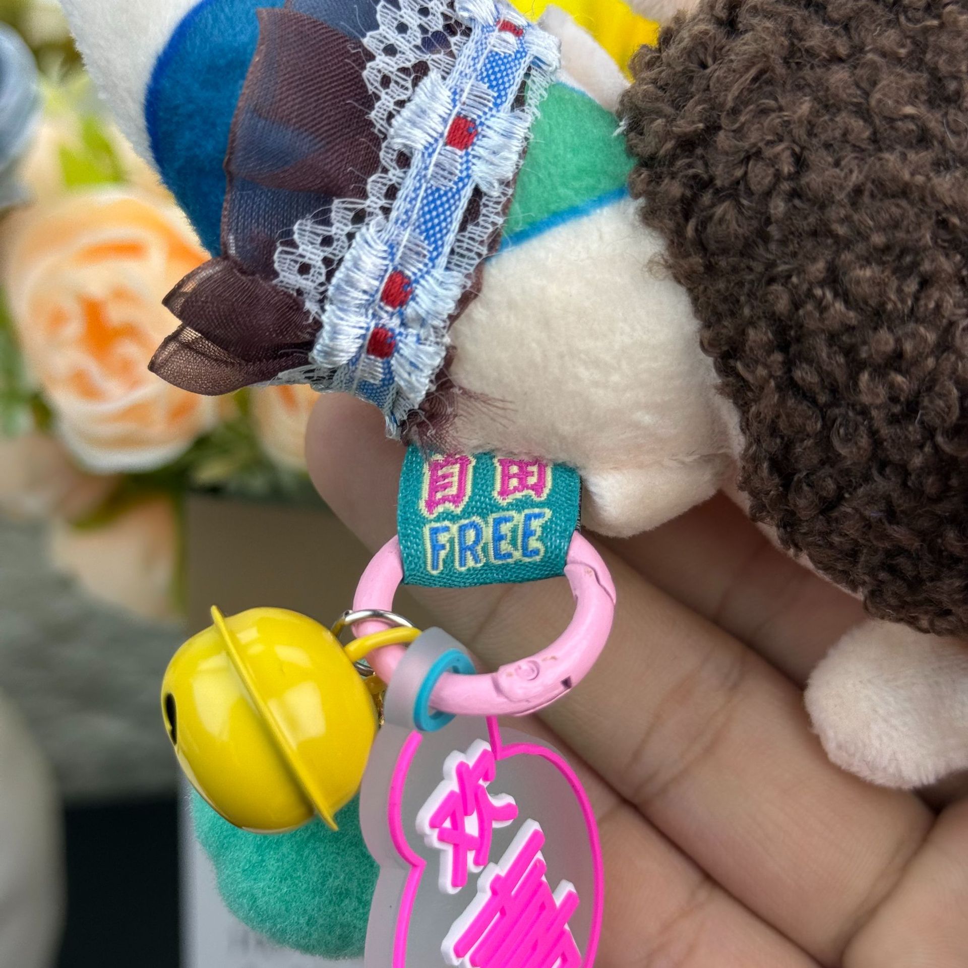 Buddha Xiaoban Lotus Small Buddha Bag Pendant, car pendant, Shanxi Datong cultural and Creative souvenir pendant, plush toy doll pic 14