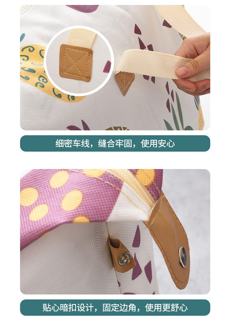 Wholesale of non-woven fabric storage bags, thickened moisture-proof cotton quilts, large-capacity household moving packing clothes, quilts and sorting bags pic 9