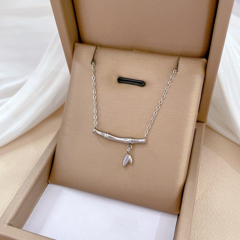 【通体钛钢】几何动物气质个性极简风炉内真金项链女ins锁骨链详情26