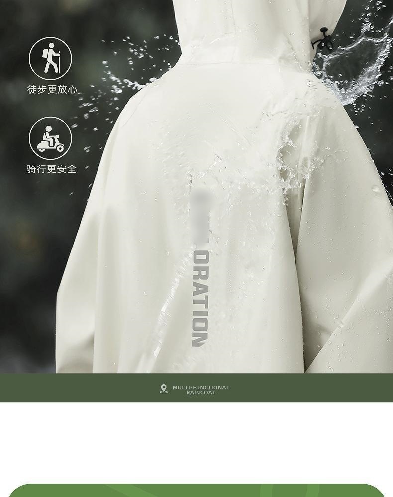 雨衣风衣大褂摩托车电瓶车雨披加长加大防暴雨防水一件代发批发详情11