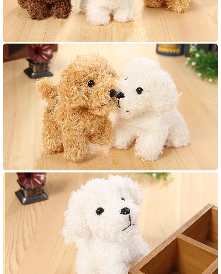 泰迪小狗狗玩偶卡通公仔挂件小号毛绒玩具婚礼抛洒娃娃可爱小玩意详情5