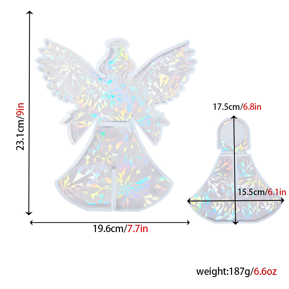 天使烛台插件摆件全息滴胶模具diy石膏滴胶硅胶模具详情5