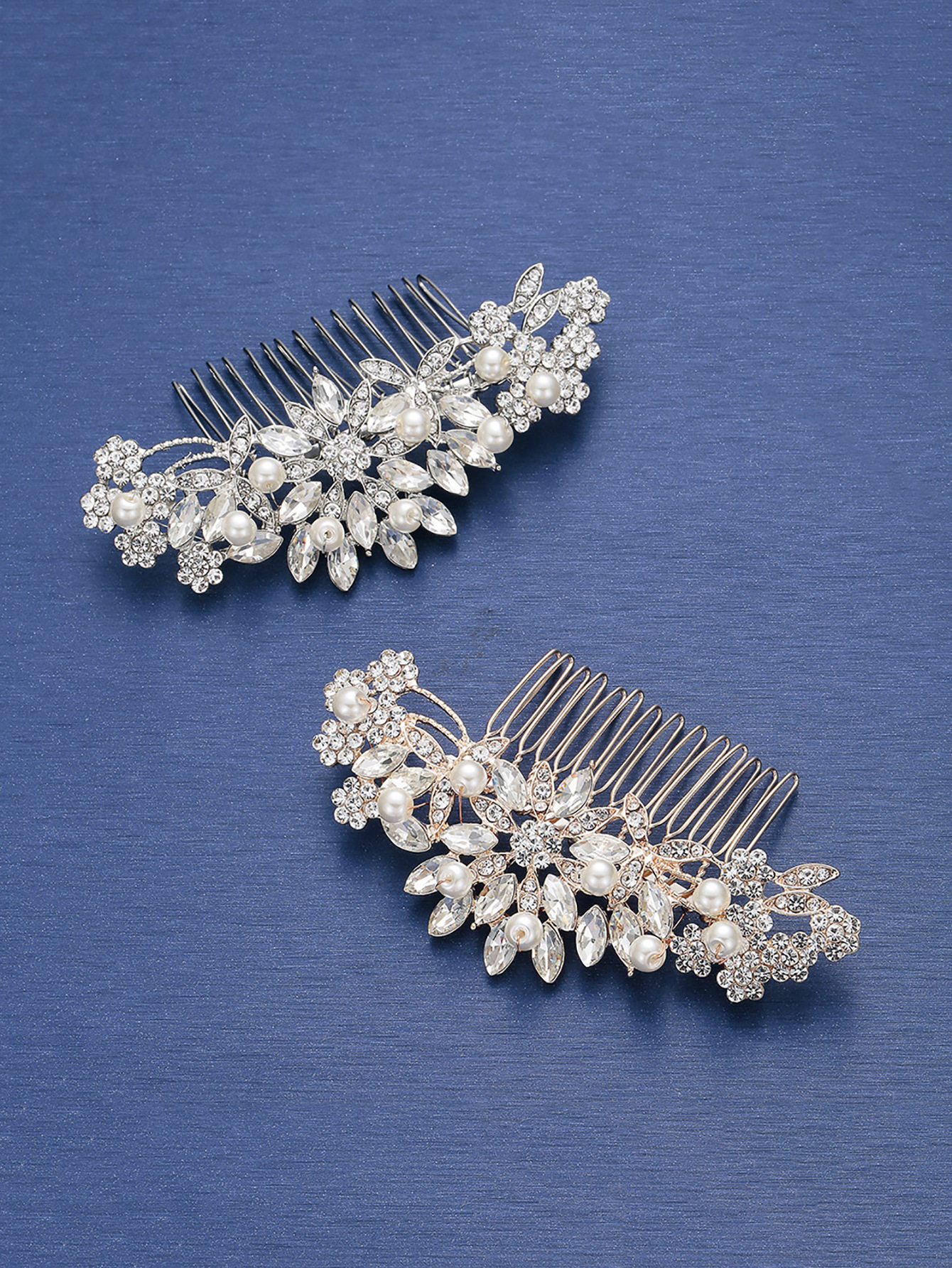 Estilo chino elegante bandeja de novia accesorios de pelo accesorios de boda aleación pura hecho a mano perla accesorios de pelo de novia peinado inserto pic 3