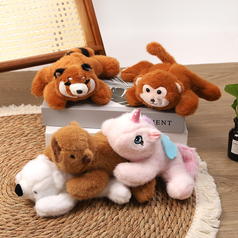 Wholesale of cute cartoon palm-sized plush toys, bear frog dolls, wedding throwing dolls pic 5