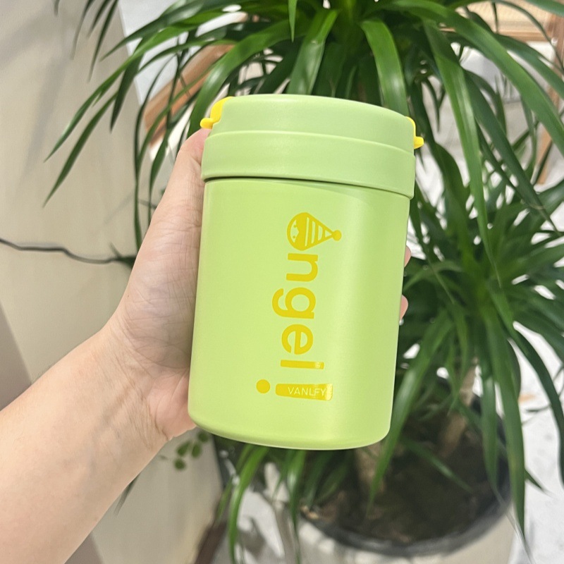 New 304 stainless steel ton-ton cup, outdoor portable double-drinking straw cup, double-layer vacuum, high appearance level insulated cup pic 17