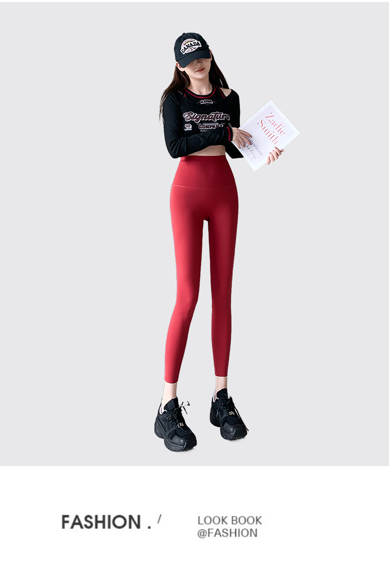 蜻蜓裤秋冬款女外穿高腰收腹不掉档打底裤义乌大码弹力瑜伽鲨鱼裤详情42