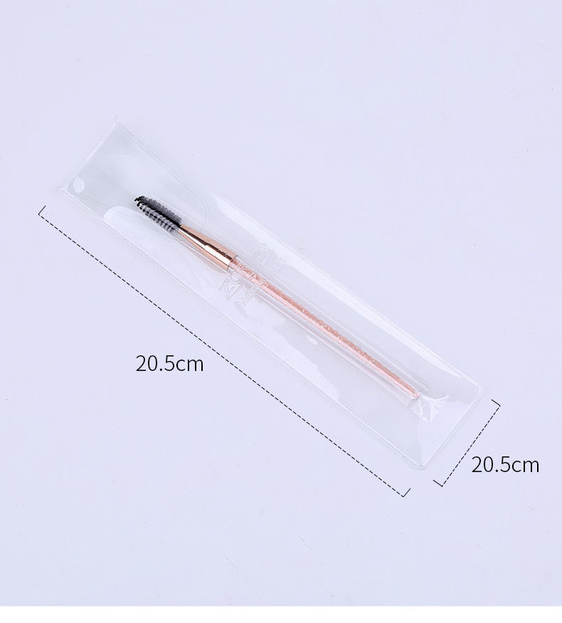 ZOREYA单支遮瑕眉刷批发美容化妆工具塑料手柄内钻睫毛刷彩妆唇刷适用刷包详情7