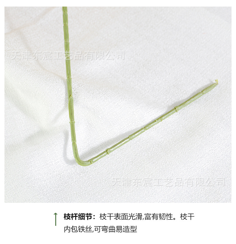 仿真花文心兰单枝绢花婚庆礼堂装饰引路摄影家居装饰道具客厅桌花详情10