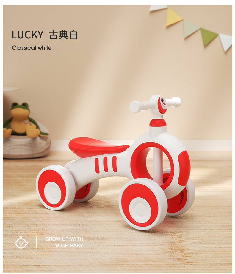 儿童滑行车1一3岁宝宝学步车无脚踏2岁女男孩小童滑行四轮溜溜车详情24
