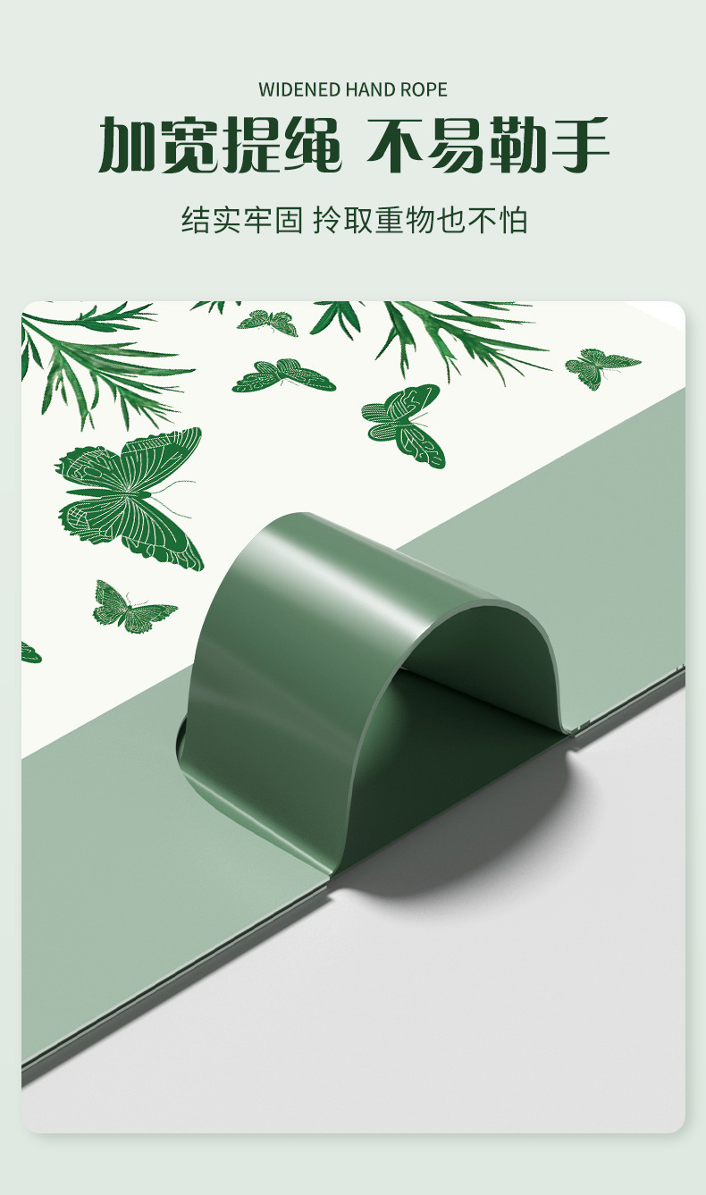 免撕抽绳大卷艾草垃圾袋加大特厚手提式厨房家用收口塑料袋实惠装详情12