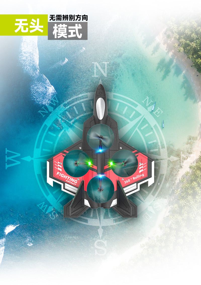 ABS plastic remote-controlled aircraft, remote-controlled fighter jets, high-quality quadcopters, foam drones pic 36