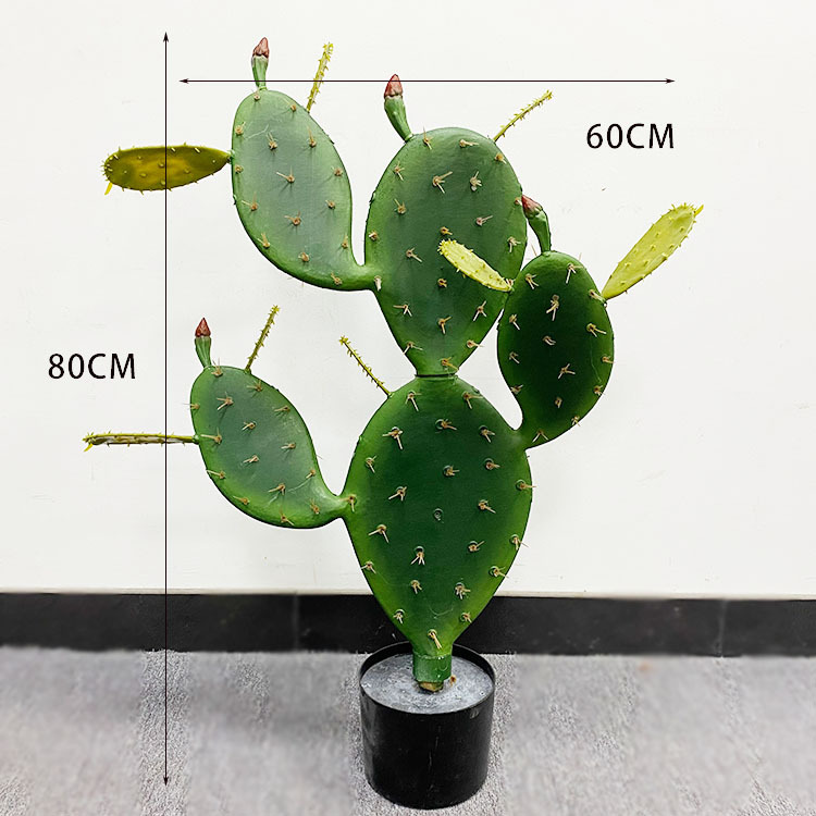 Grandes simulaciones nórdicas de cactus macetas escenas del desierto tropical bonsái decorativo simulaciones de plantas simulaciones de hadas columnas pic 23