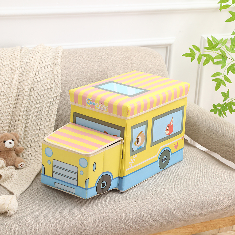 Roller skate storage box, car storage stool, shoe-changing stool, cartoon toy storage and organization box, storage box manufacturer wholesale pic 5