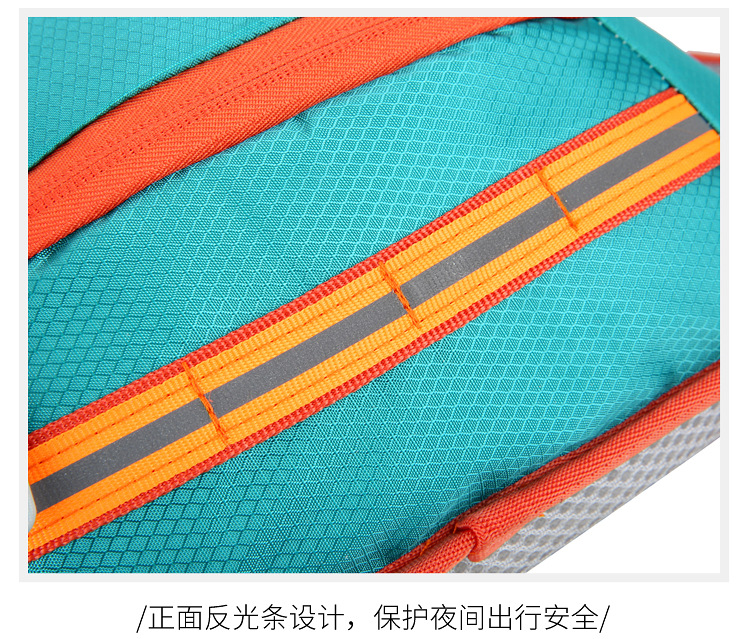 New outdoor colorful cycling bag, Korean-style simple sports mountaineering and off-road fitness water bag, water-resistant backpack pic 44