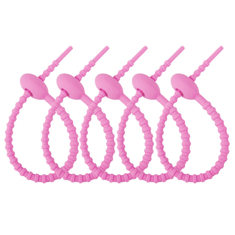 Colorful silicone rubber rope, multi-purpose cable tie, anti-slip and durable, binding material, binding wire, fixed binding wire pic 25