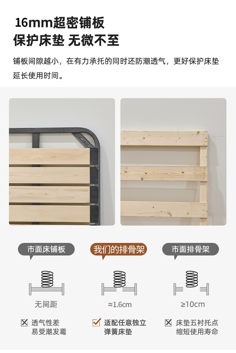 意式极简真皮床现代简约轻奢皮床双人床小户型实木软包主卧皮艺床详情28