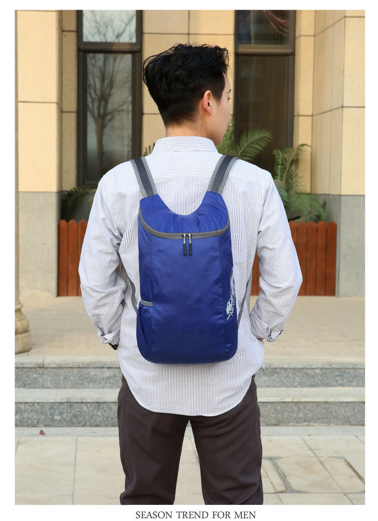 Wholesale of cross-border best-selling ultra-light skin bags, casual travel portable storage bags, and multi-functional foldable backpacks pic 21