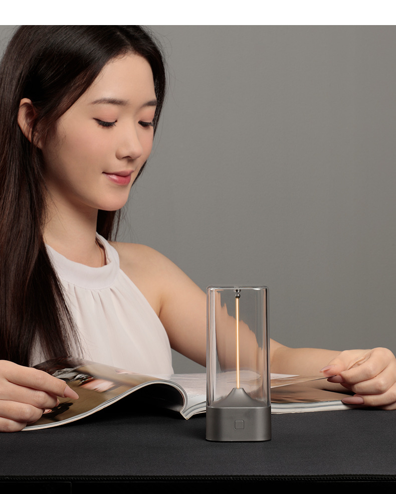 素觅2024年新款磁吸小夜灯便携量子台灯露营卧室床头呼吸灯礼品详情7