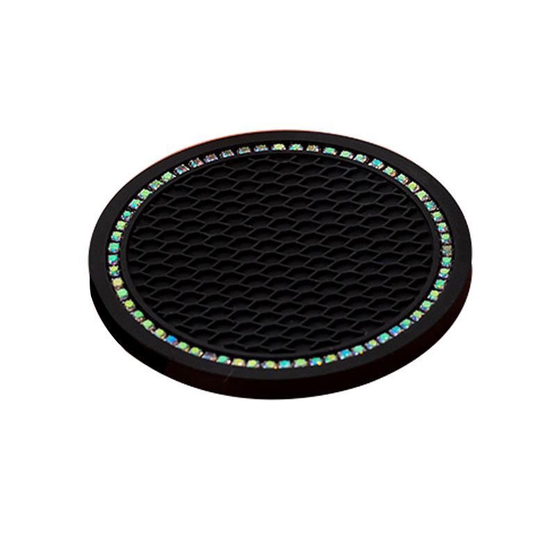 新款亚马逊车载硅胶水杯垫 汽车杯垫车用防滑垫隔热垫汽车杯托详情3