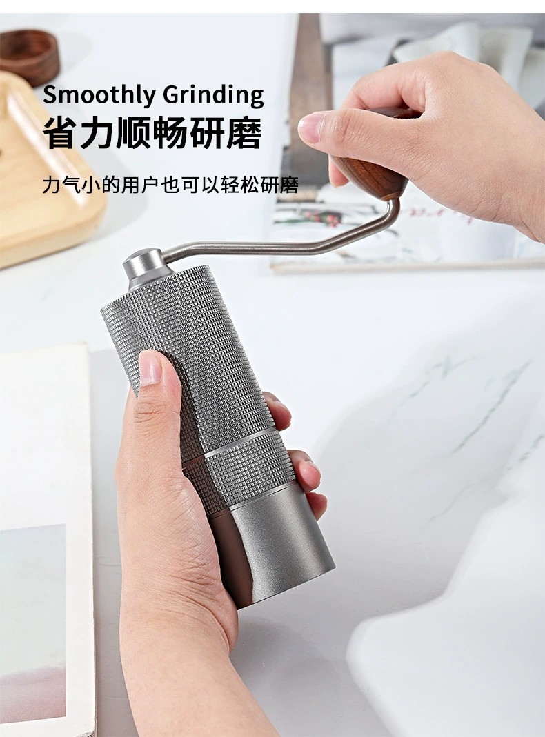 跨境手摇磨豆机CNC钢磨芯咖啡豆手磨机外调家用意式研磨器咖啡机详情19
