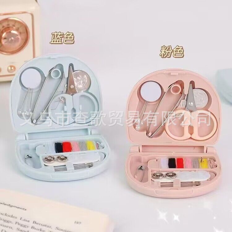 Nordic-style mini sewing box, portable small sewing kit, sewing tool set, wholesale hotel supplies pic 3