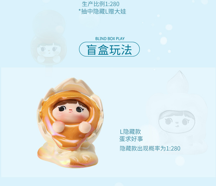 The cute and colorful girl home desktop decoration items, figurines, trendy resin handicrafts, etc. have been transformed into cute blind boxes pic 7