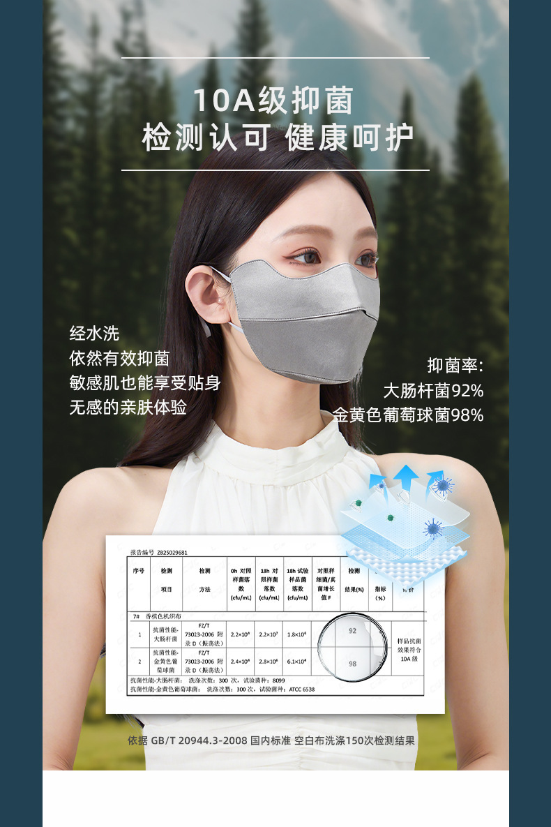 高颜值双面真丝防晒口罩夏季冰丝面罩详情15