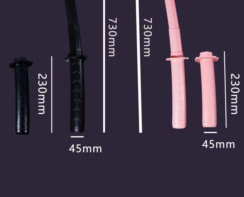 抖音网红3D重力伸缩武士刀剑COS甩刀长剑解压整蛊模型玩具现货详情17