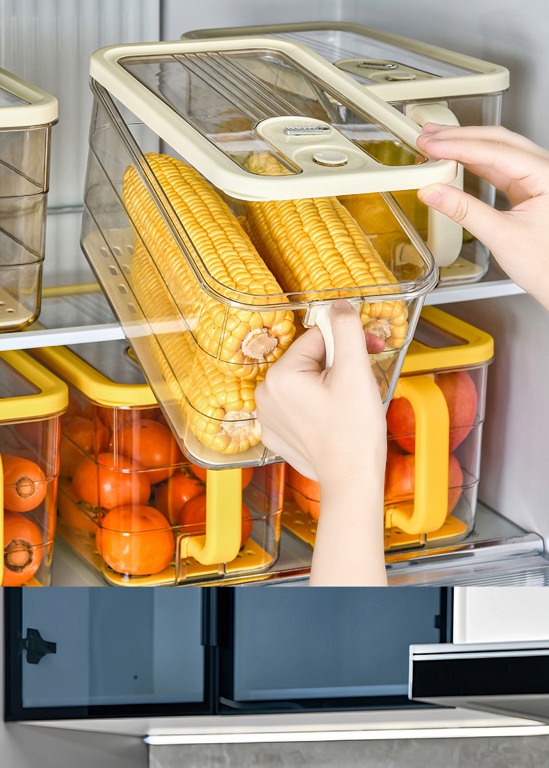 冰箱收纳盒食品级保鲜盒 厨房蔬菜整理冷冻专用鸡蛋储物收纳盒详情10
