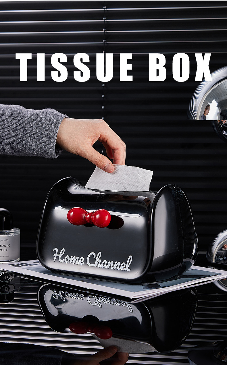 Personalized tissue storage box, home creative napkin box with spring, living room coffee table, bedside dopamine tissue box pic 6