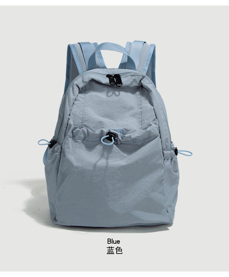 跨境休闲轻便双肩包男女新款大容量旅游防水背包学生书包女详情10